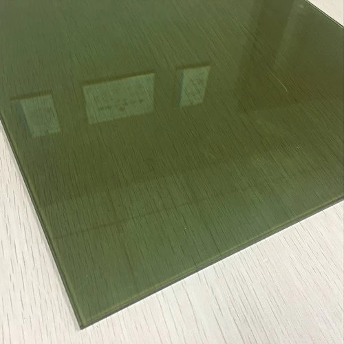 Good quality cheap price 4mm dark green color heat reflective float glass China supplier