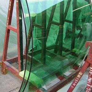 Grey,bronze,blue,green color tempered curved glass,tinted bending glass manufacturer