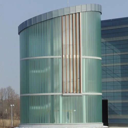 Hafif ağırlıklı mimari cam U profil yarı saydam kanal cam üreticisi