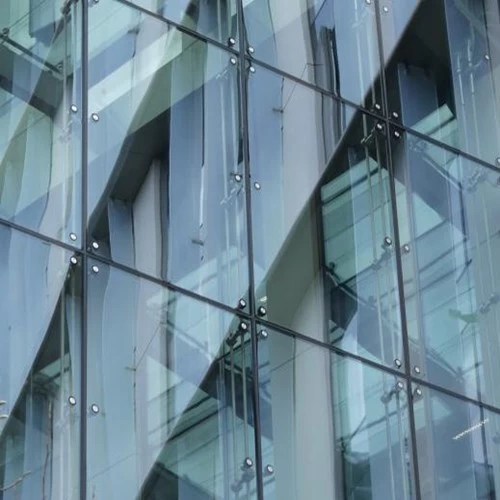 Low iron tempered laminated low-e energy saving insulated glass Facades