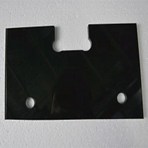 Segurança 8mm de vidro temperado cinza escuro, vidro decorativo de cor preta resistente a impactos 8mm