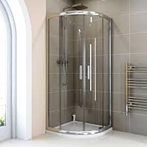 Safety tempered laminated glass shower door,bathroom enclosures supplier in China
