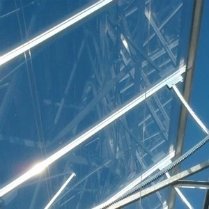 Top safety tempered glass greenhouse roof, unbreakable greenhouse roof glass for sale