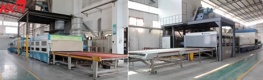 safety tempered shower glass production line