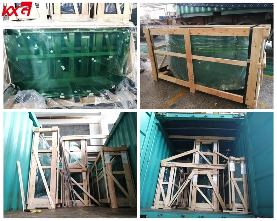 curved laminated glass package