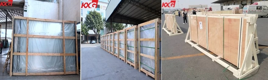 KXG building glass factory packing