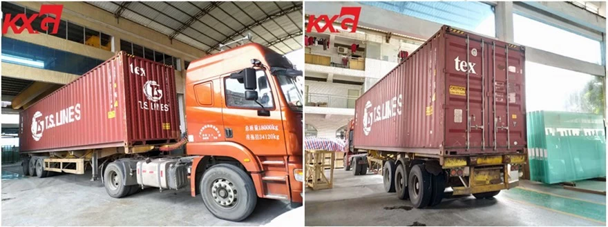 KXG loading glass to Philippines