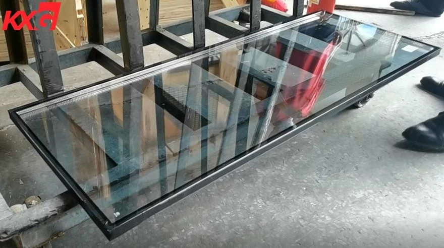 KXG tempered insulated glass quality inspection