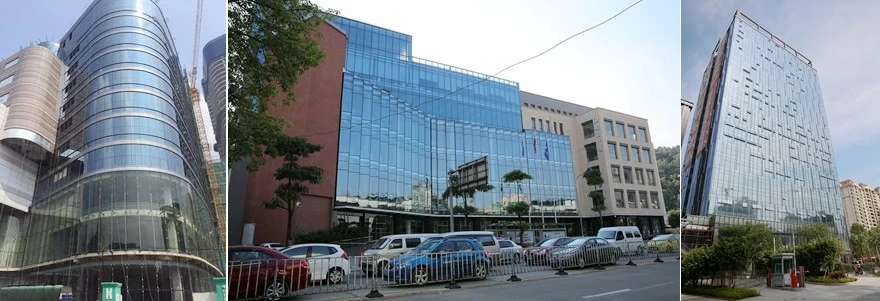low e insulated glass curtain wall