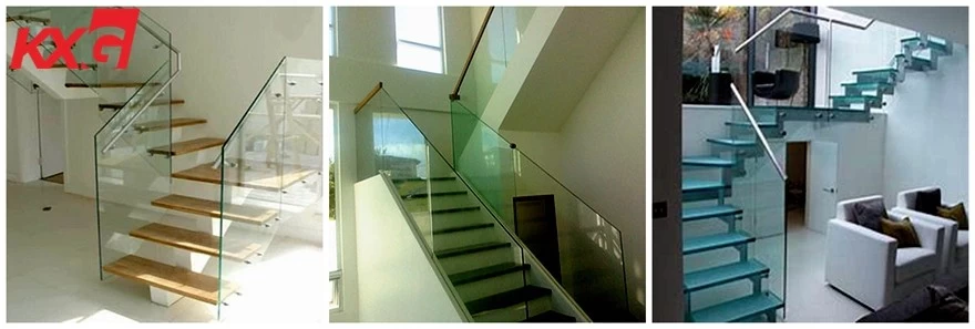  tempered laminated glass staircase