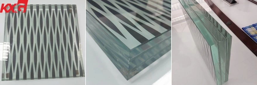 silkscreen laminated safety glass factory wholesale