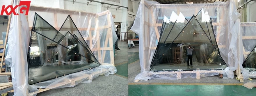 triangular tempered insulated glass