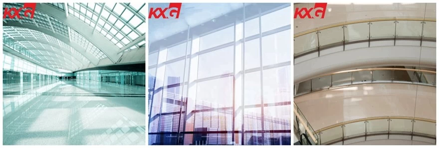 Heat soak toughened glass building