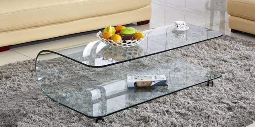 hot bending decorative glass for table top