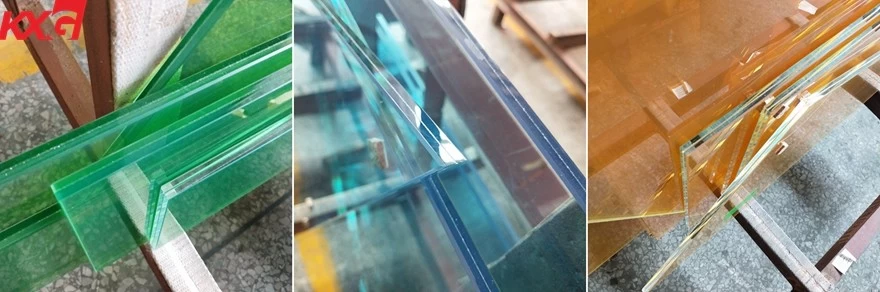 colored tempered laminated glass