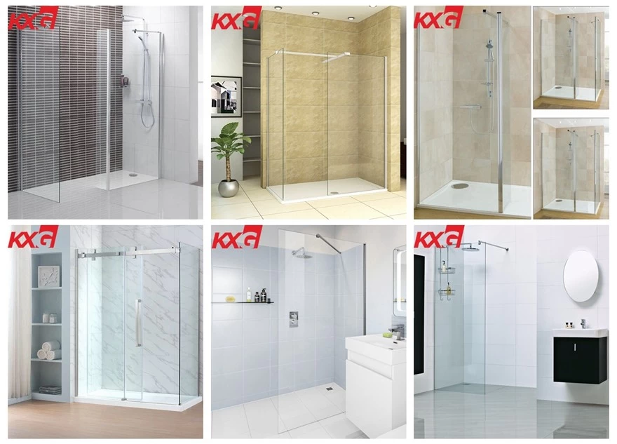 Shower room laminated glass sample