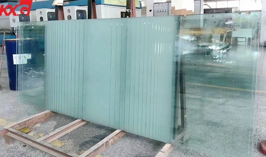 frosted tempered safety glass 
