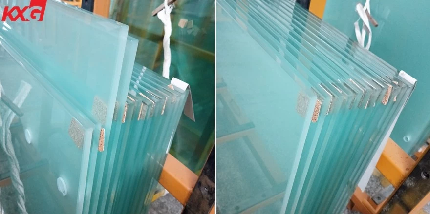 10mmm safety acid etched frosted tempered glass