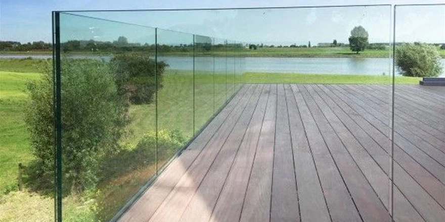 outdoor glass balustrade fence glass