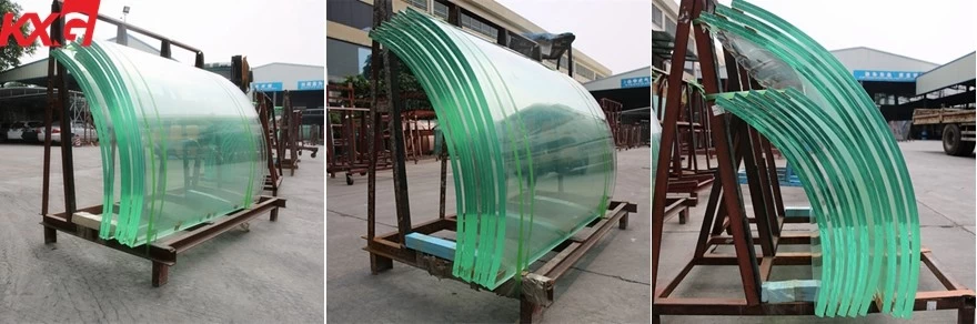 curved laminated tempered glass