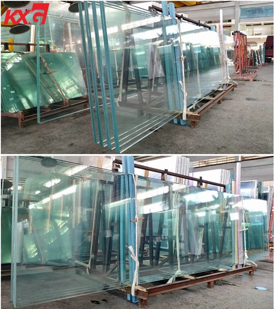 19+19 SGP low iron toughened laminated glass