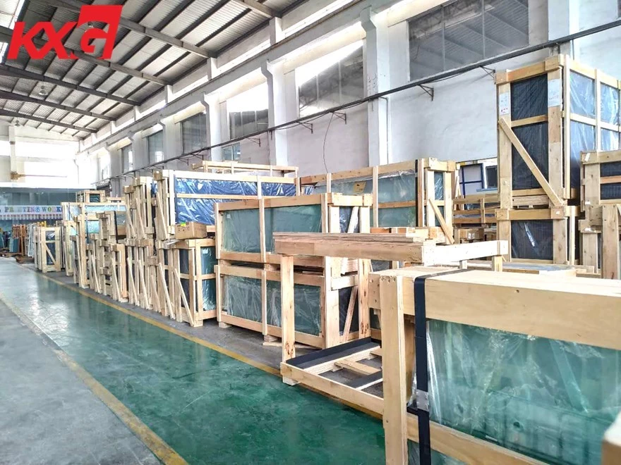 KXG exports frosted tempered glass to Malaysia