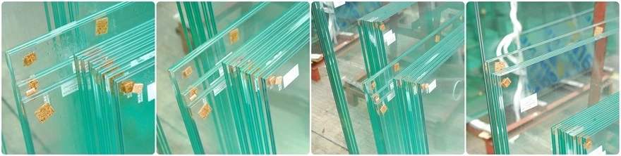 10.38mm clear tempered laminated glass