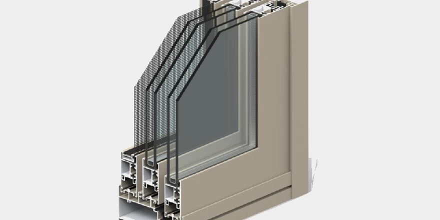 insulated glass heat proof glass window