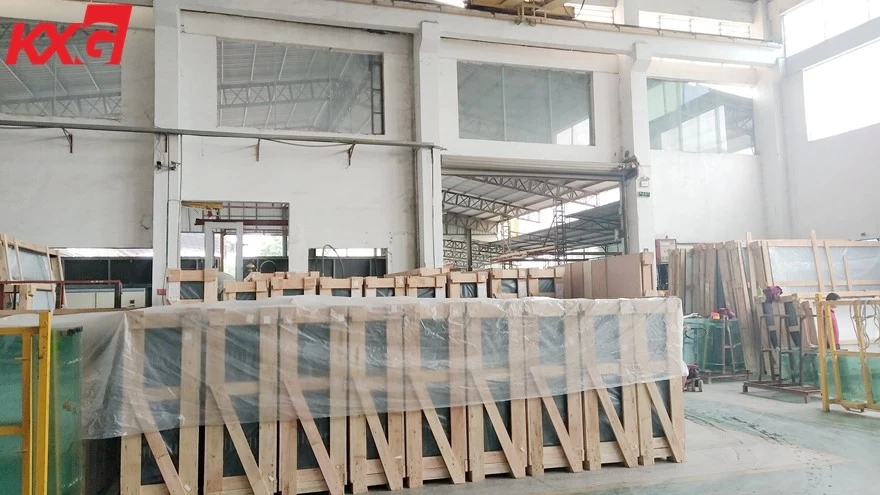 10mm clear tempered glass packing