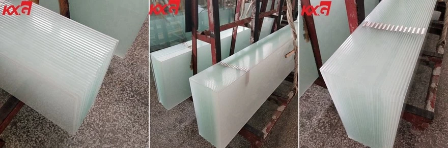 acid etched tempered safety glass 