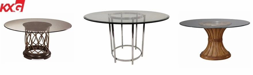 bronze tempered table top glass