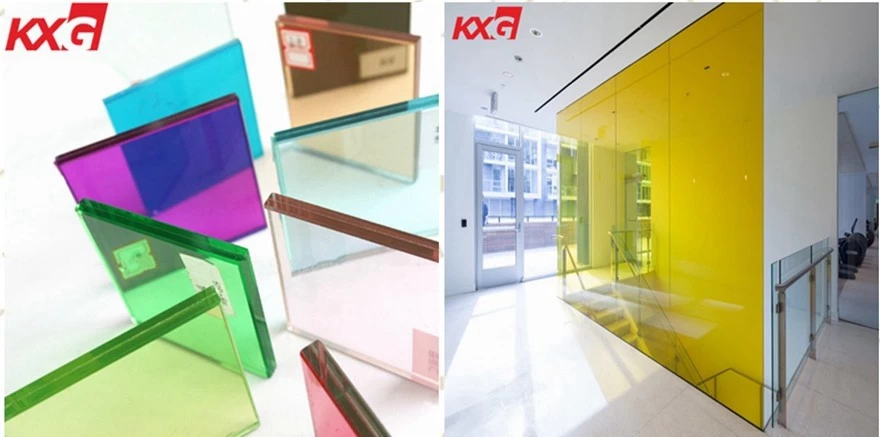 color laminated glass