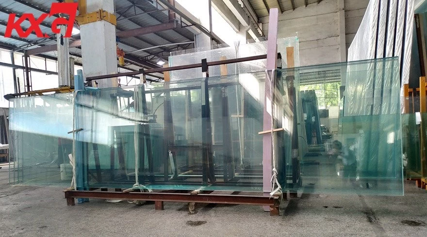 19+19 SGP low iron toughened laminated glass