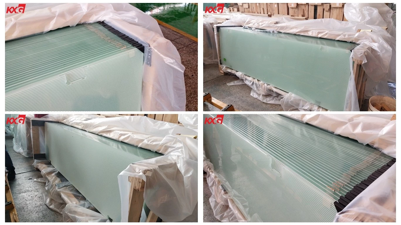 10mm frosted tempered glass shower door