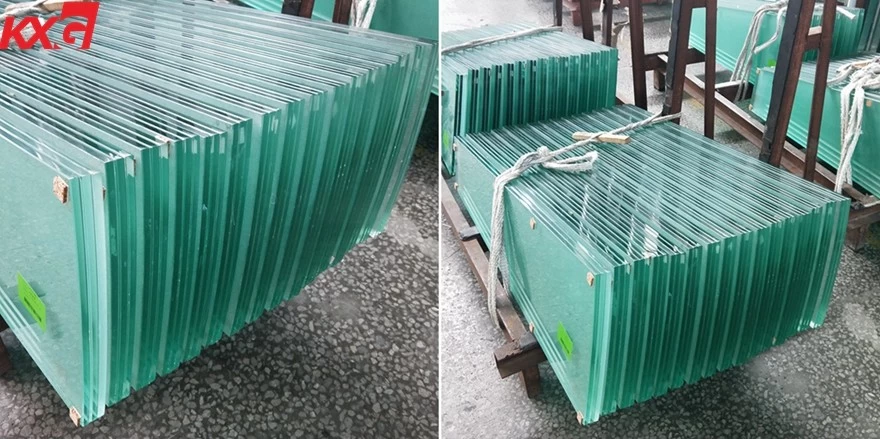 safety triple tempered laminated glass stair