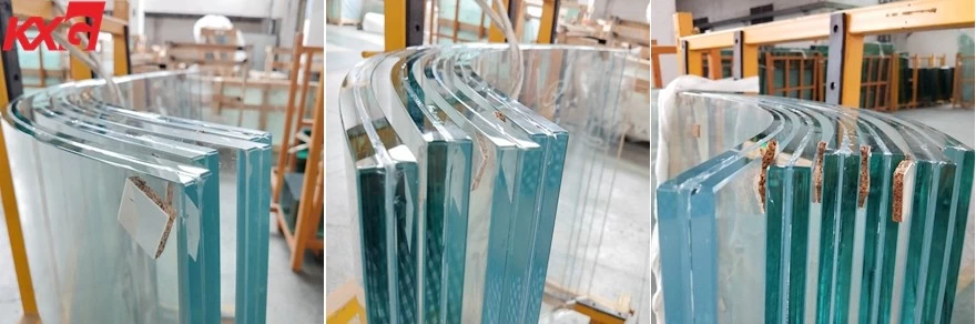 21.52mm ultra clear curved toughened laminated glass (1)