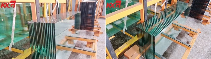 12mm half tempered glass factory