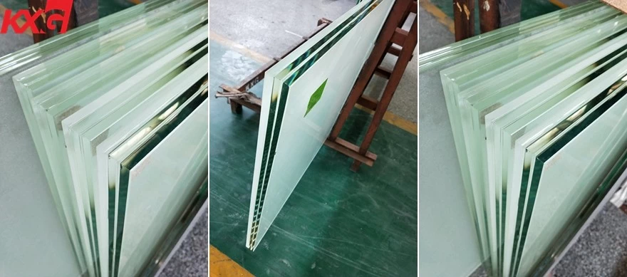 acid etched frosted laminated glass