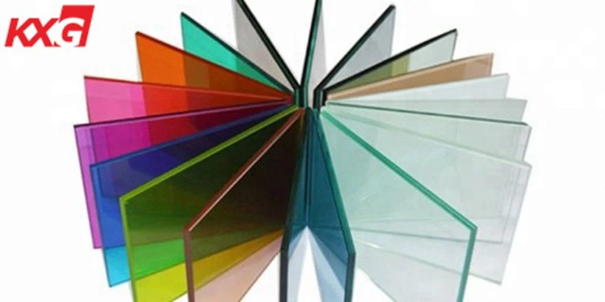 different color pvb laminated glass decorated glass