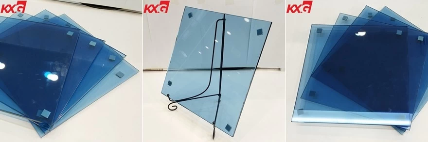 6mm blue toughened glass