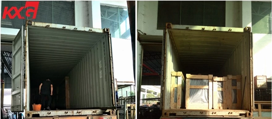 KXG loads tempered insulated glass to Nigeria