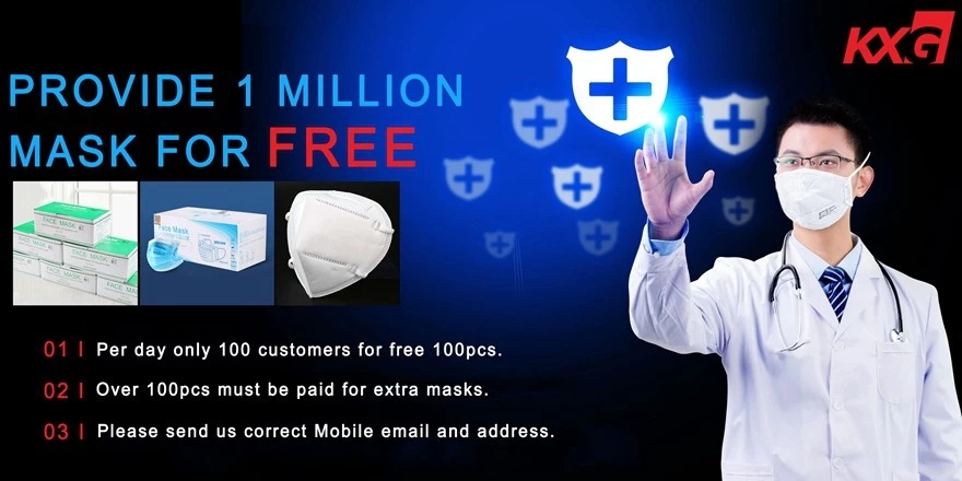 KXG provide 1 million mask for free