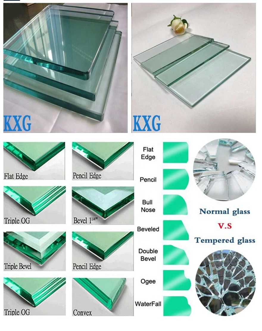 table top glass edge processing
