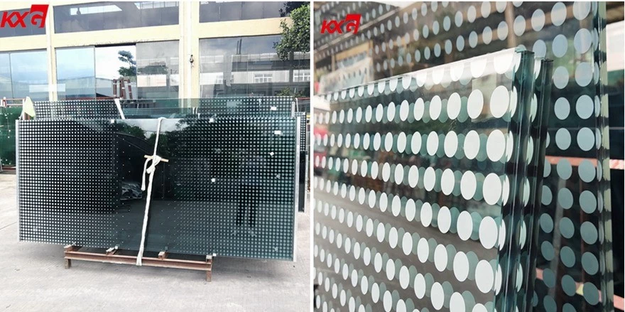 silk screen printing tempered laminated glass