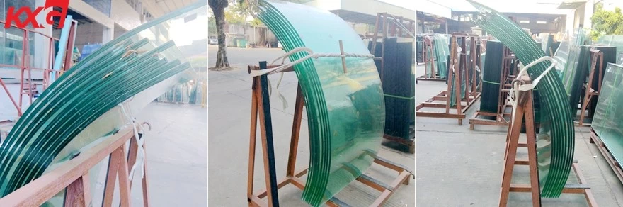 safety curved laminated tempered glass factory