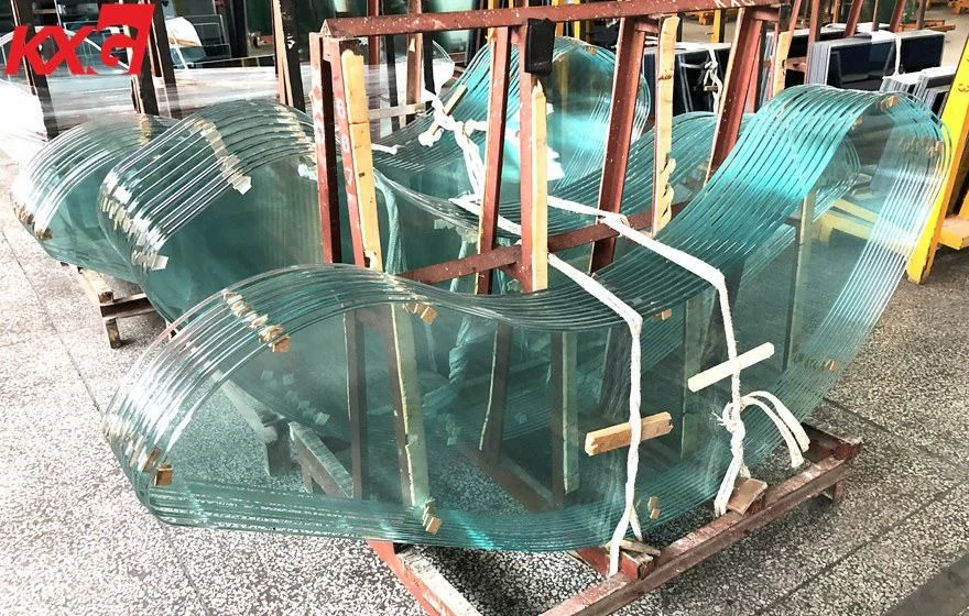 KXG-irregularly shaped round edge tempered glass