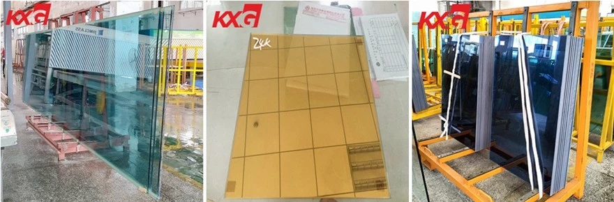 KXG-coated glass