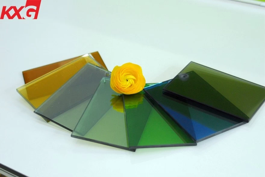 Color Reflective glass