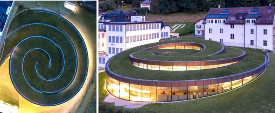 Spiral-shaped Watch Museum