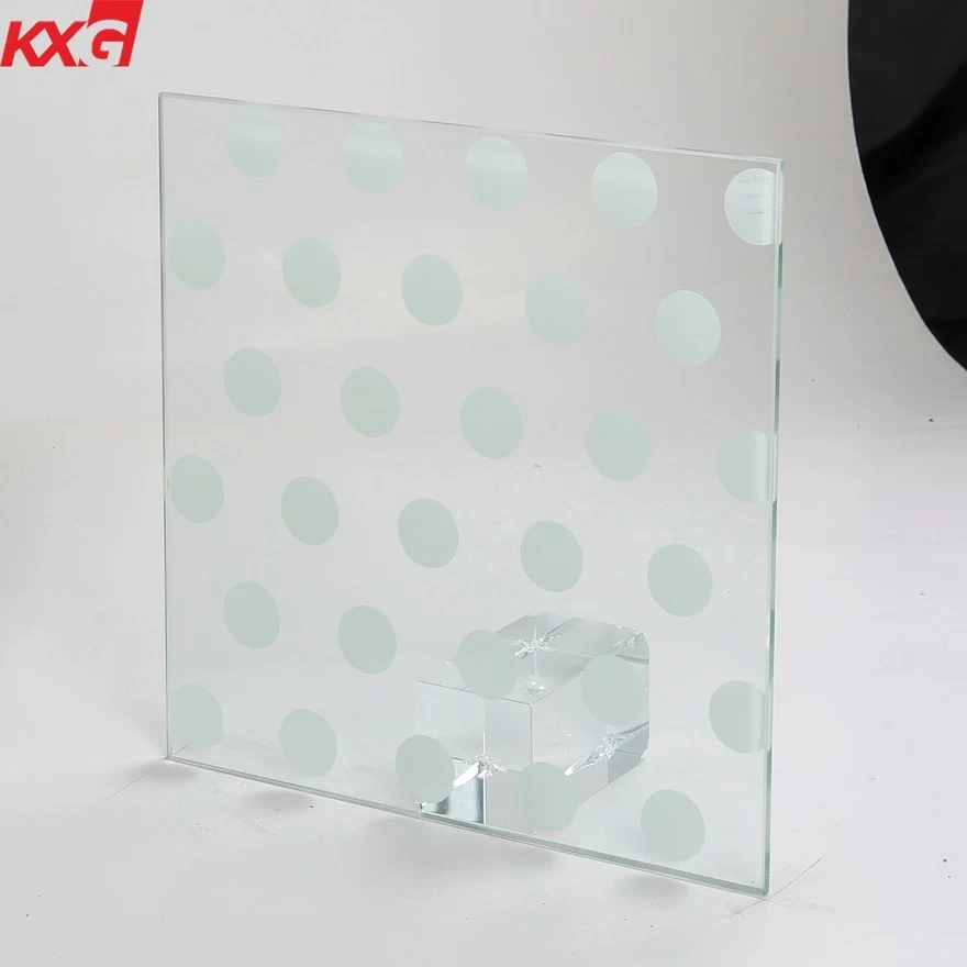 6mm silk screen printed glass for partition wall 2